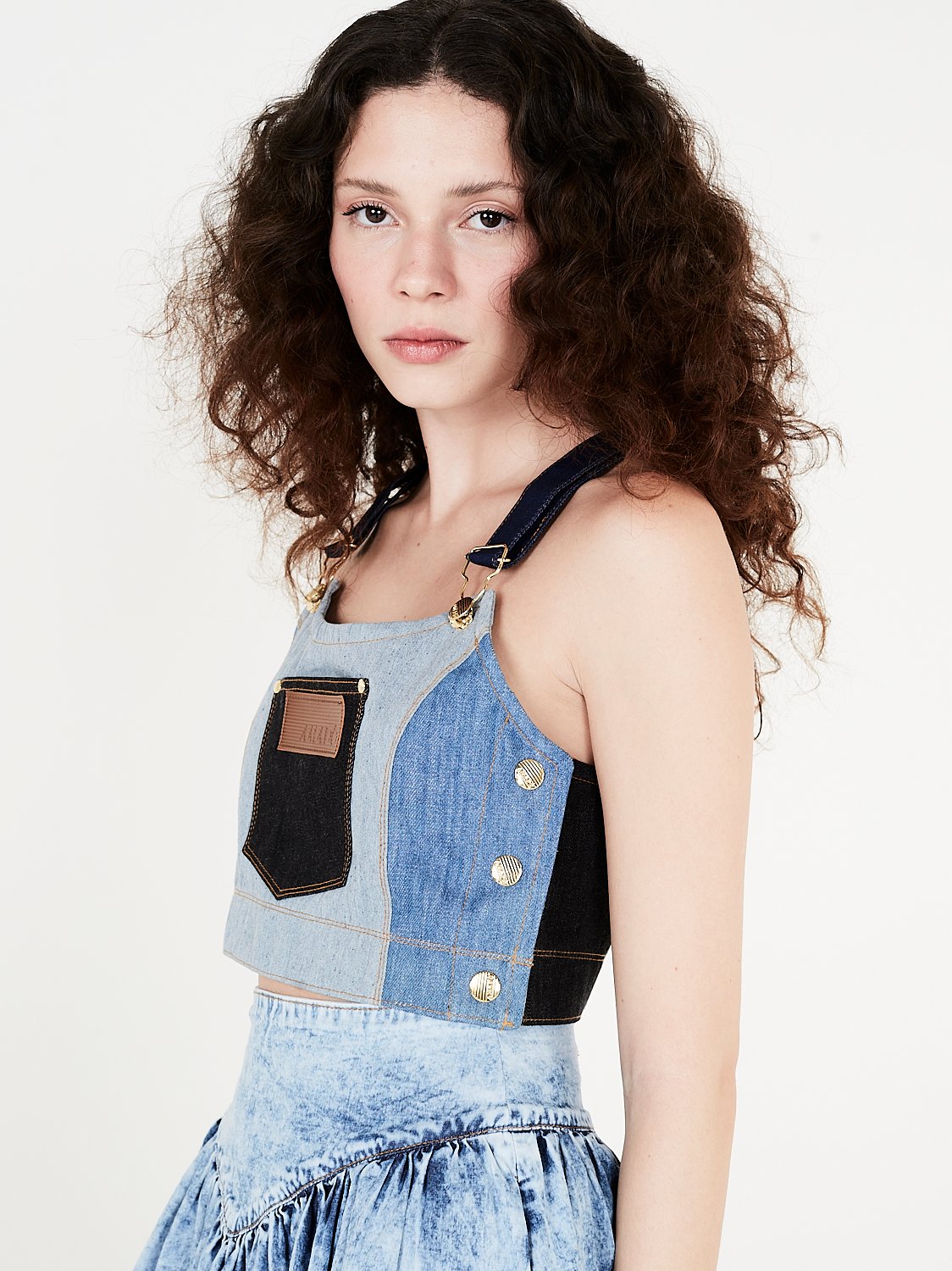 Top Jardineira Patchwork Recicle - Imagem 2