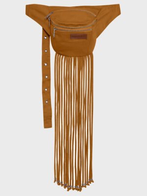 Pochete Franja Caramelo