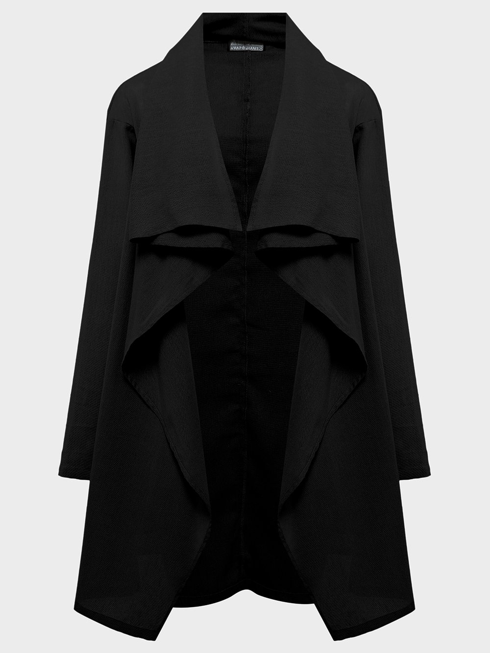 Maxi Cardigan Linho Preto - Imagem 5