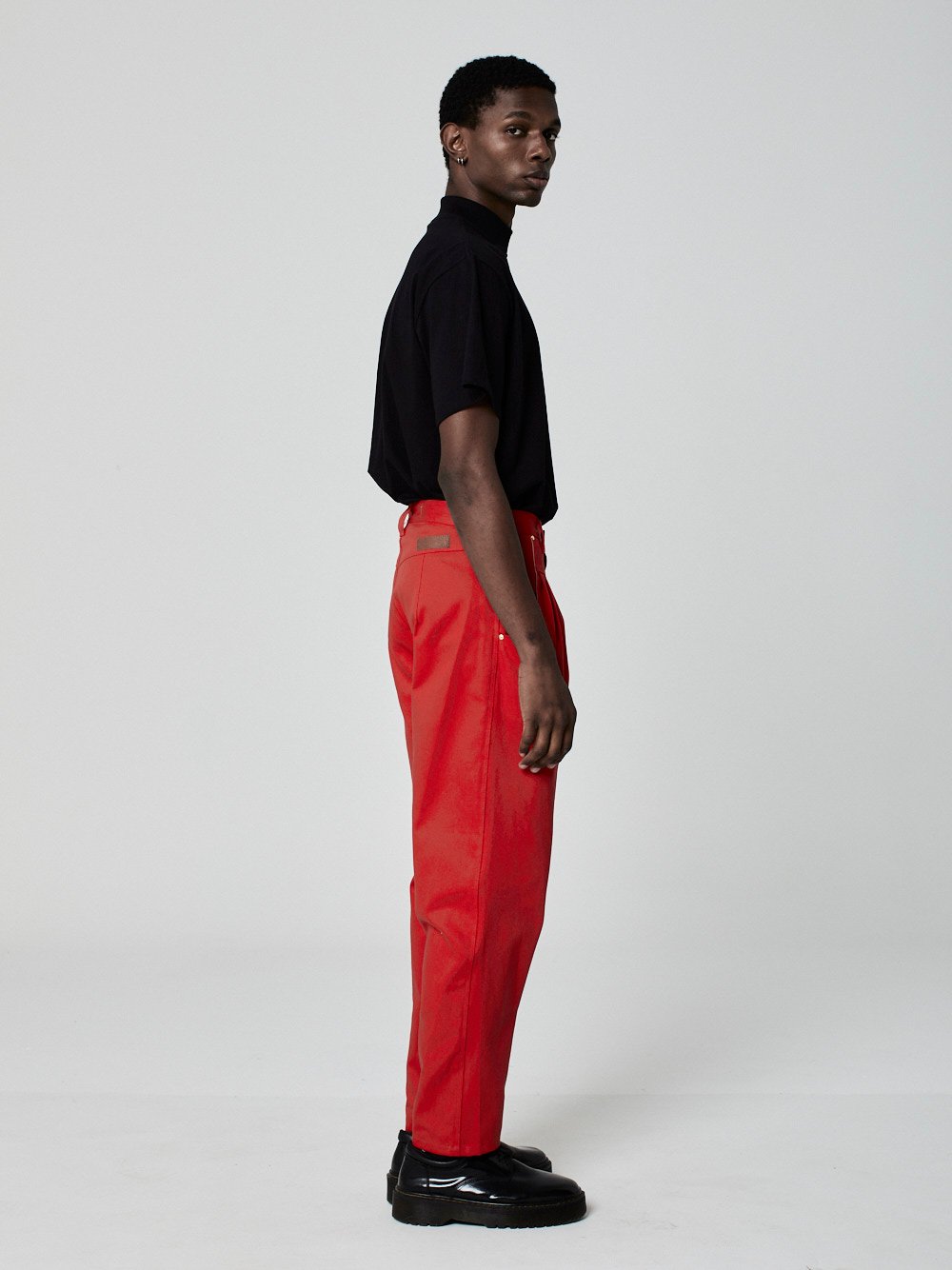 Calça Pregas Vermelha - Imagem 5