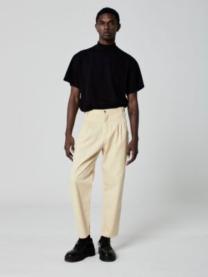 Calça Pregas Vanila