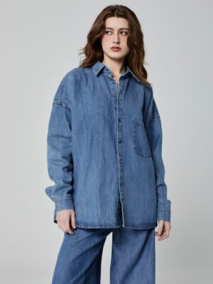 Camisa Jeans Oversized