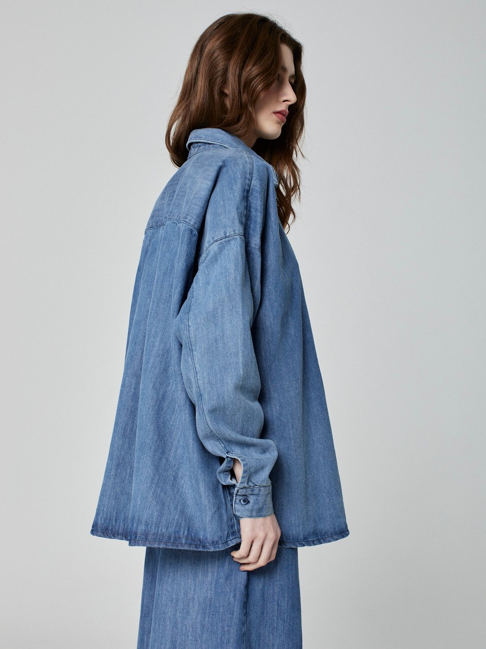 Camisa Jeans Oversized - Imagem 4