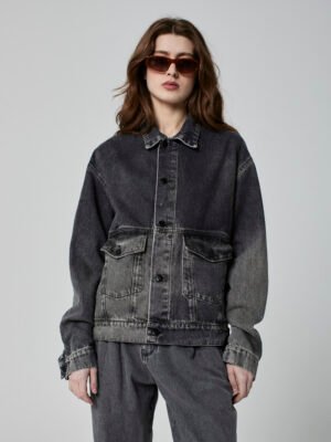 Jaqueta Trucker Black Jeans