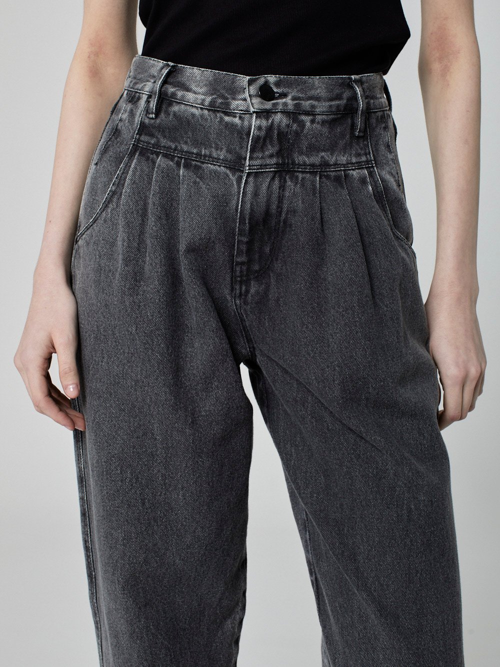 Calça Pregas Black Jeans - Imagem 3