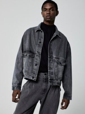 Jaqueta Trucker Black Jeans