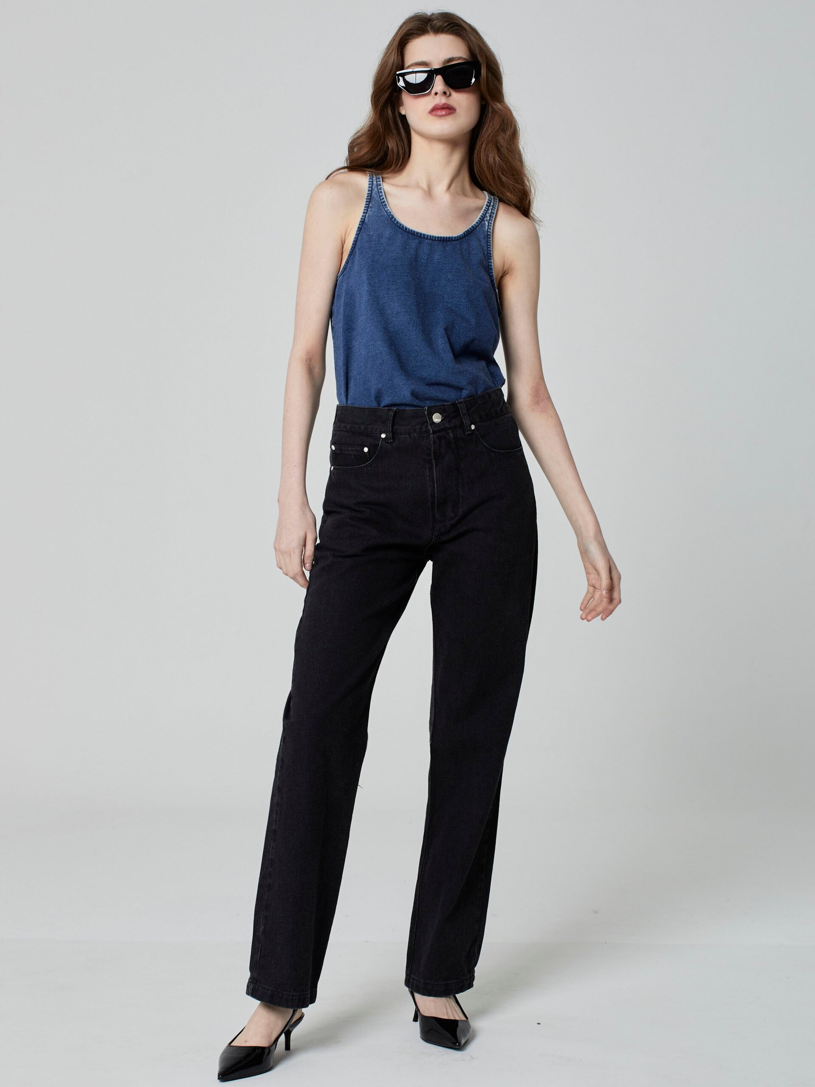 Calça Reta Black Jeans