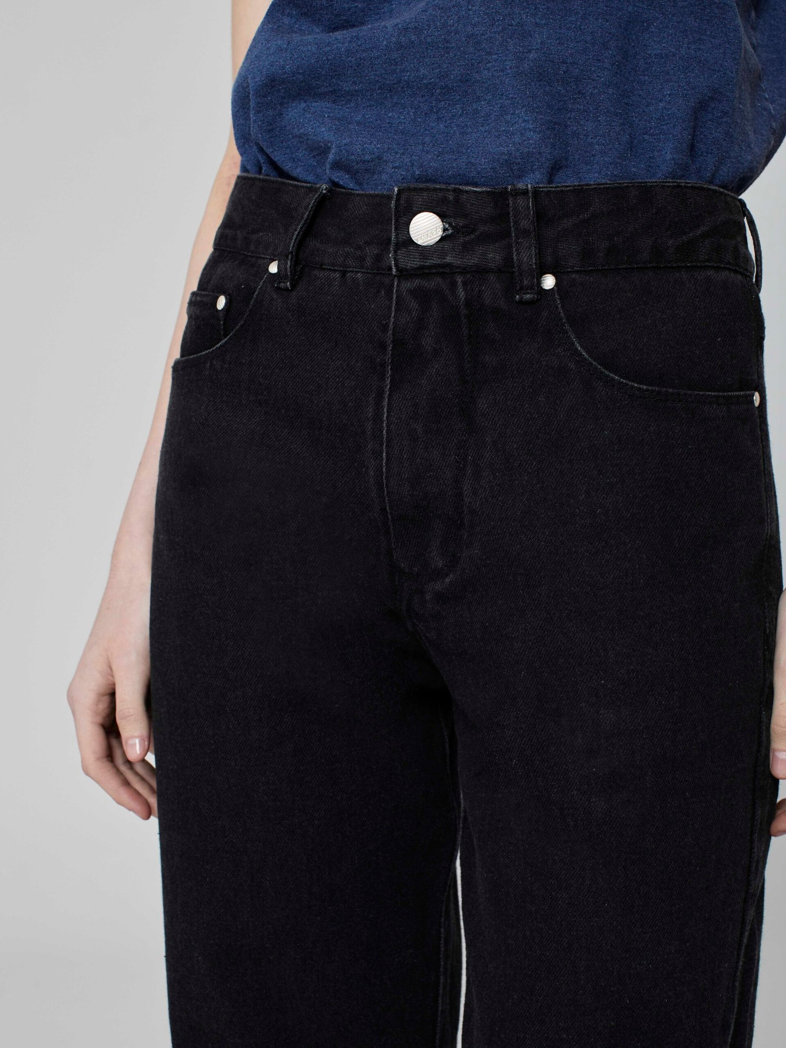 Calça Reta Black Jeans - Imagem 4