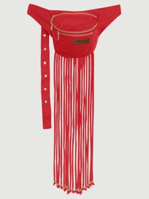 Pochete Franjas Sarja Vermelha